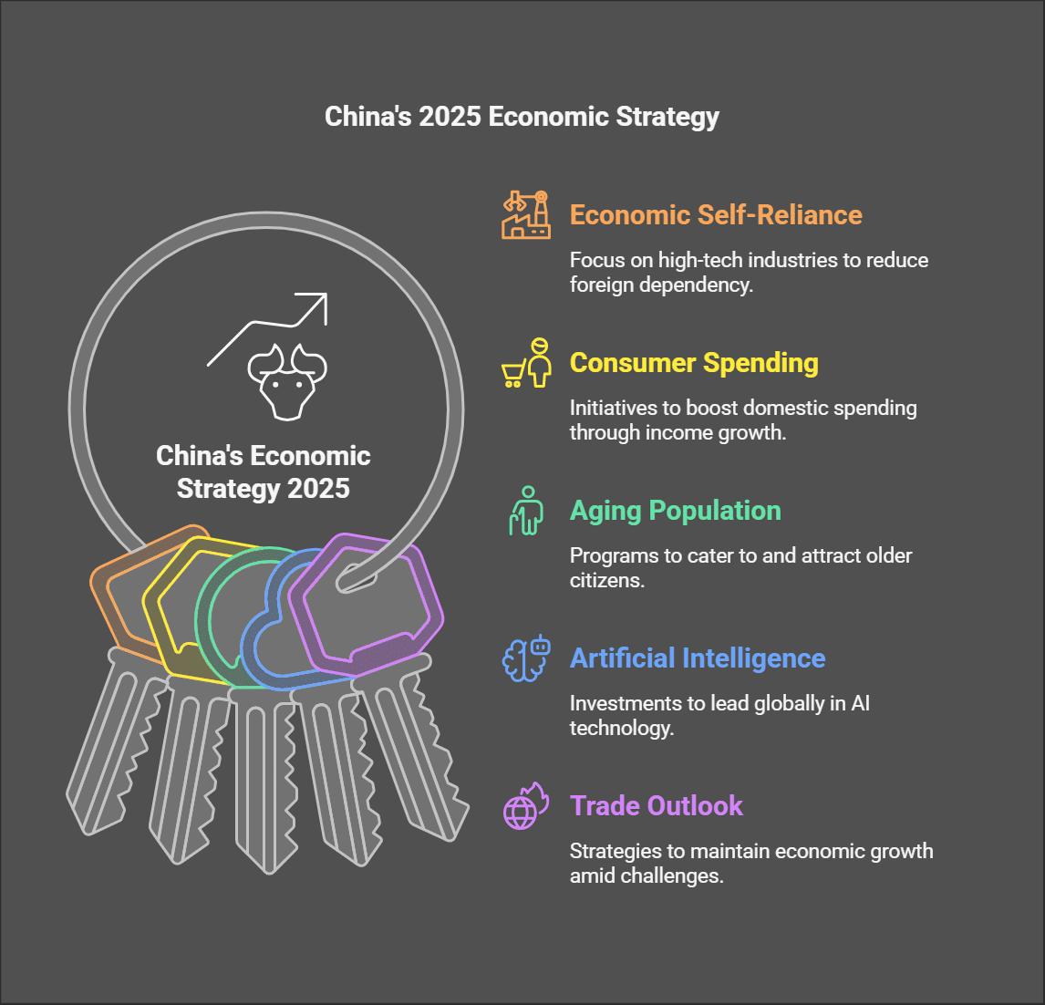 China’s economic strategy diagram 