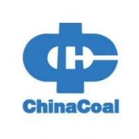 China Coal logo in blue with abstract mining gear symbol above the company name